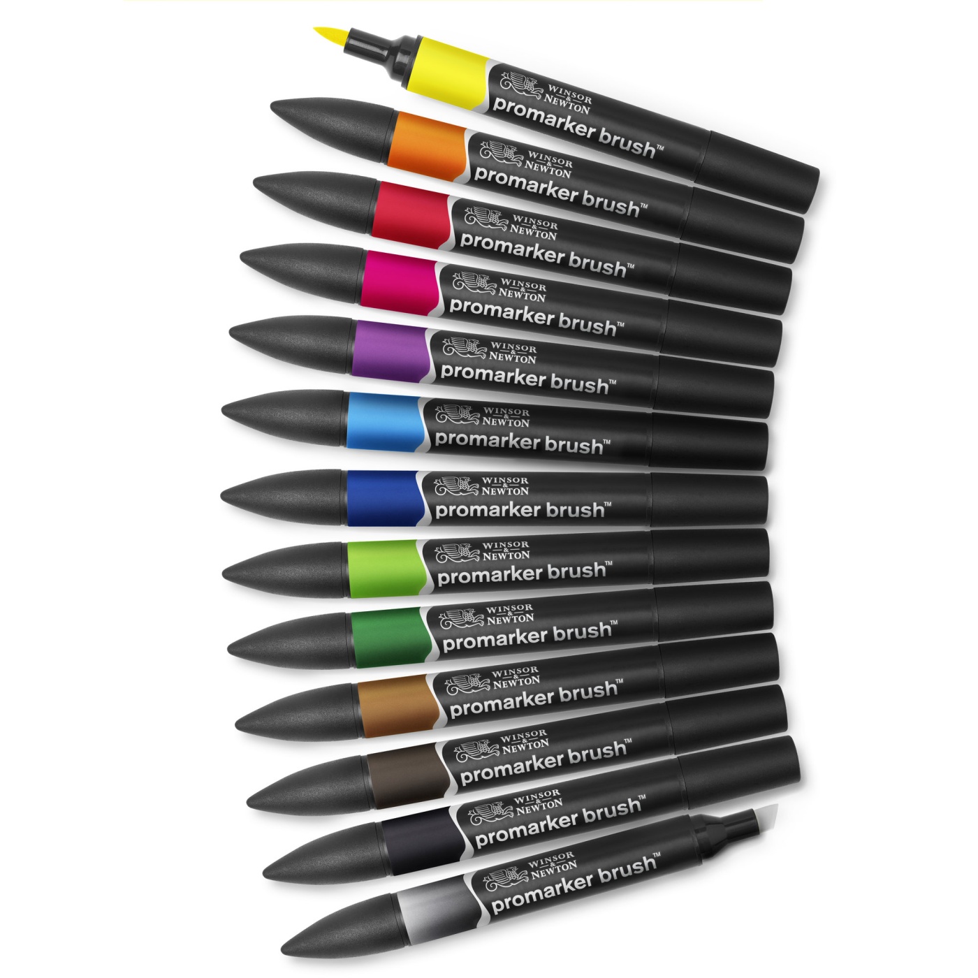 BrushMarker sæt 12 stk + blender (Set 1) i gruppen Penne / Kunstnerpenne / Illustrationmarkers hos Pen Store (100557)