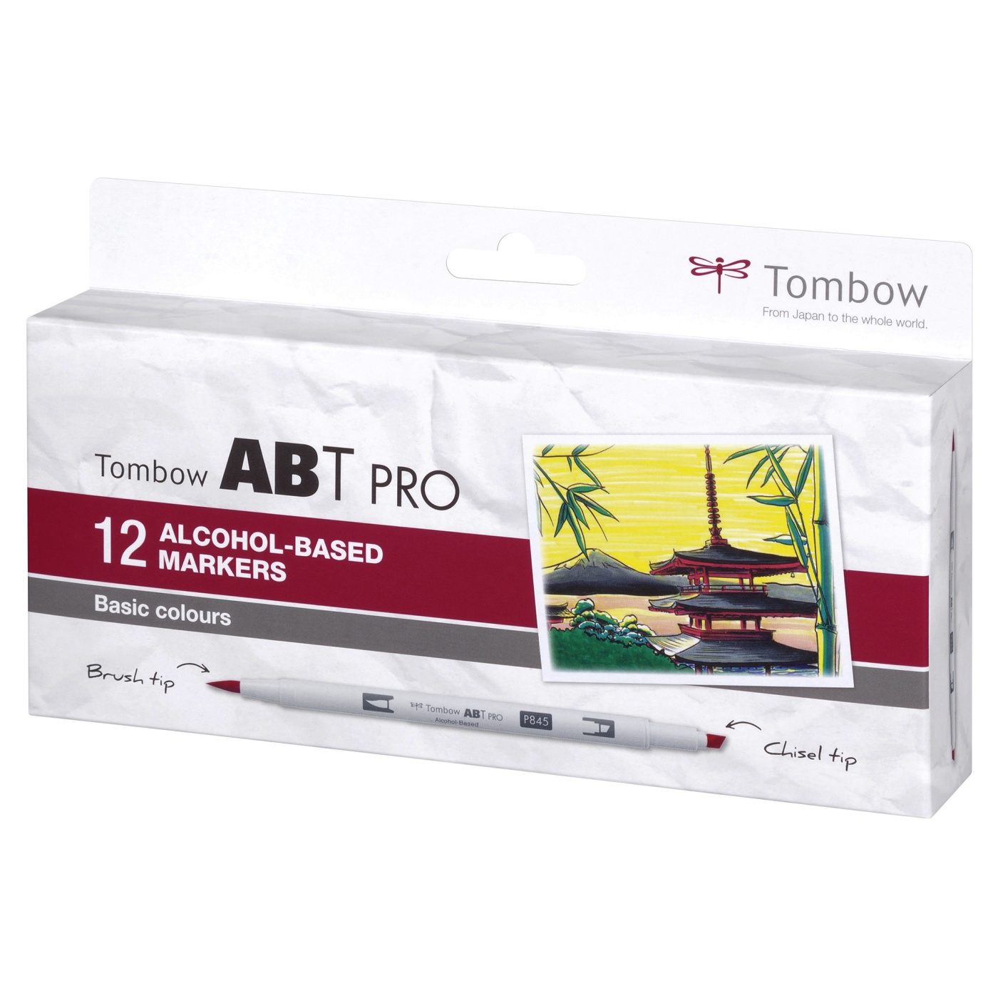ABT PRO Dual Penselpen 12-sæt Basic i gruppen Penne / Produktserie / ABT Dual Brush hos Pen Store (101254)