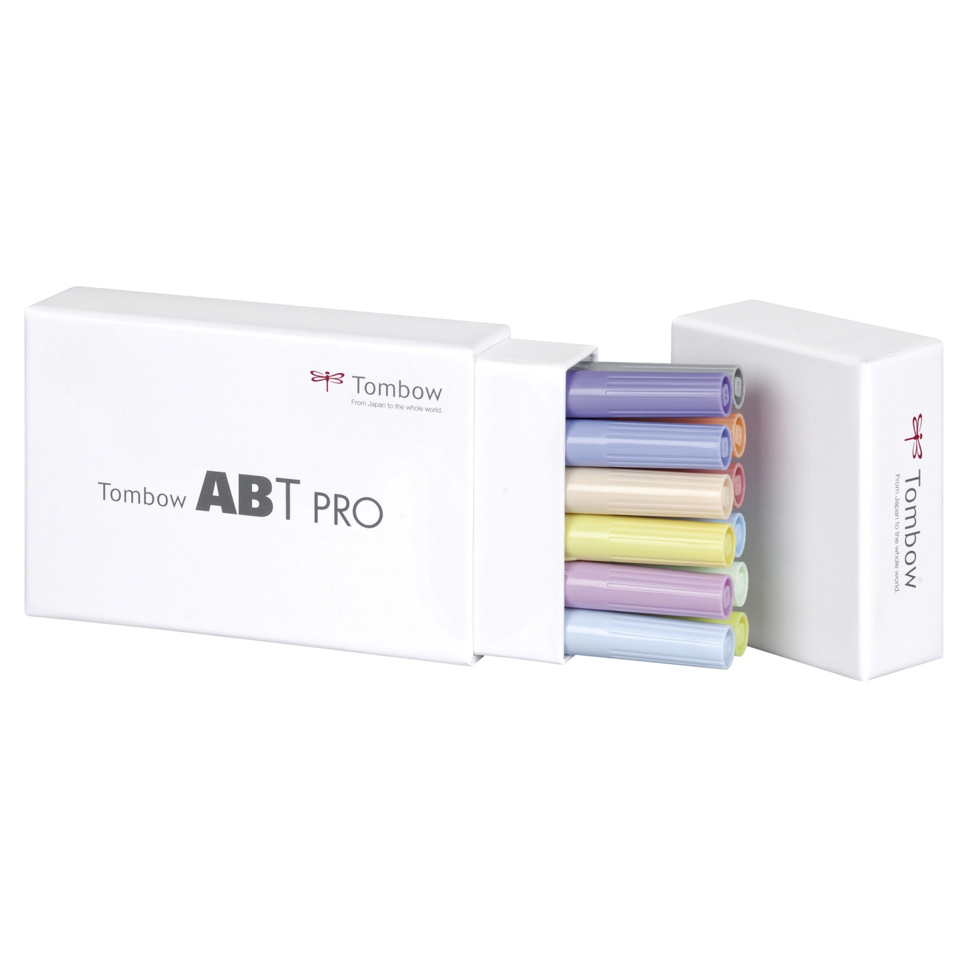 ABT PRO Dual Penselpen 12-sæt Pastell i gruppen Penne / Kunstnerpenne / Penselpenne hos Pen Store (101255)