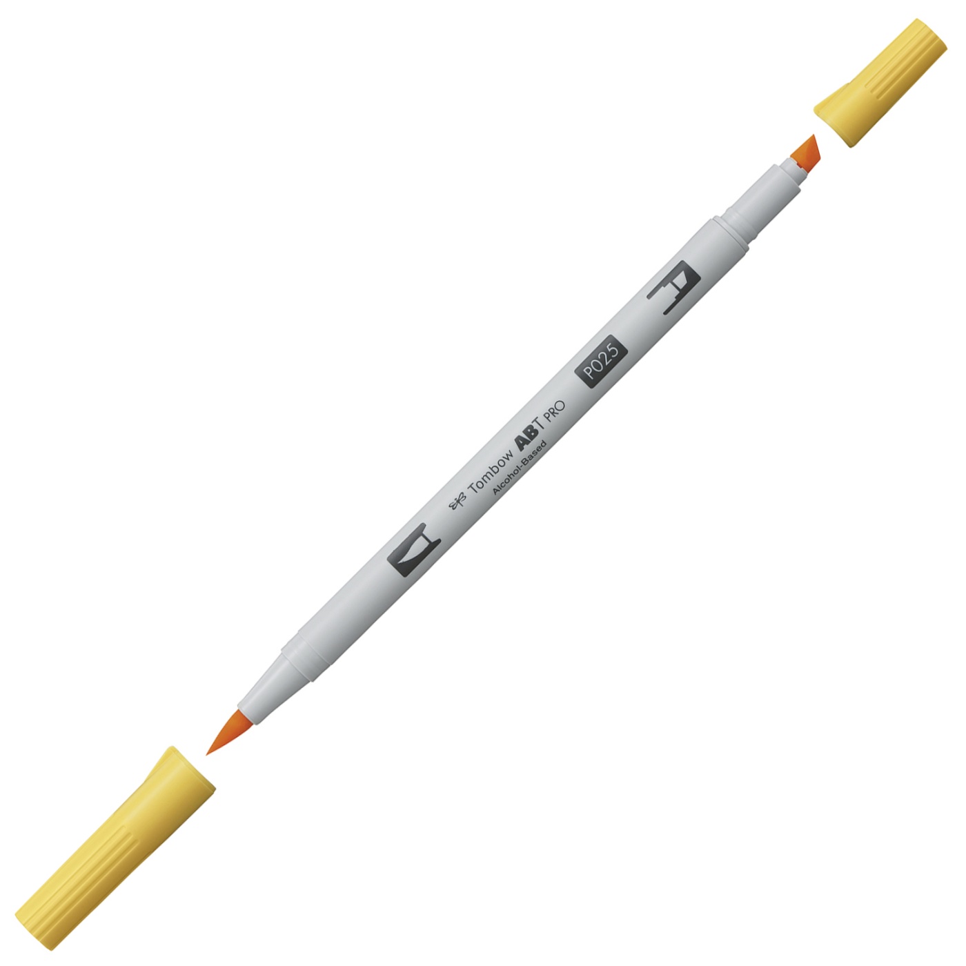 ABT PRO Dual Penselpen 5-sæt Warm Grey i gruppen Penne / Produktserie / ABT Dual Brush hos Pen Store (101258)