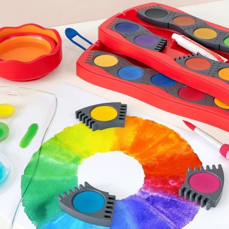 Connector akvarelfarve 24-sæt i gruppen Kids / Farve og maling til børn / Akvarel til børn hos Pen Store (101406)