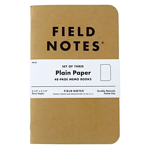 Memo Book Plain sæt 3 stk i gruppen Papir & Blok / Skriv og noter / Skriveblokke og hæfter hos Pen Store (101424)
