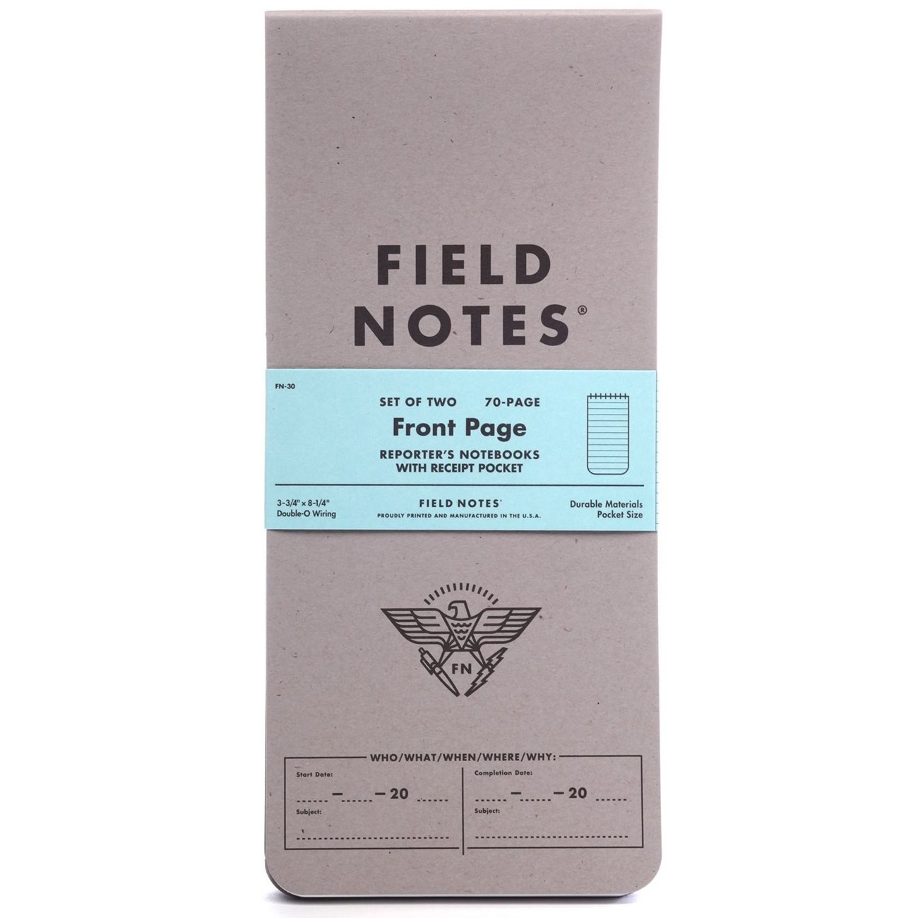 Front Page 2-pack i gruppen Papir & Blok / Skriv og noter / Notesbøger hos Pen Store (101432)