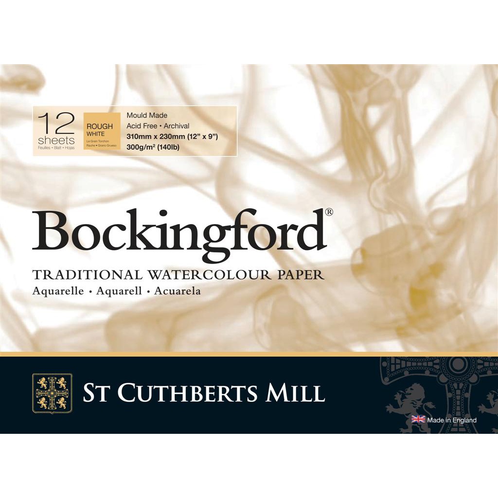 Bockingford Akvarelblok 300g 310x230 mm Rough i gruppen Papir & Blok / Kunstnerblok / Akvarelblok hos Pen Store (101501)