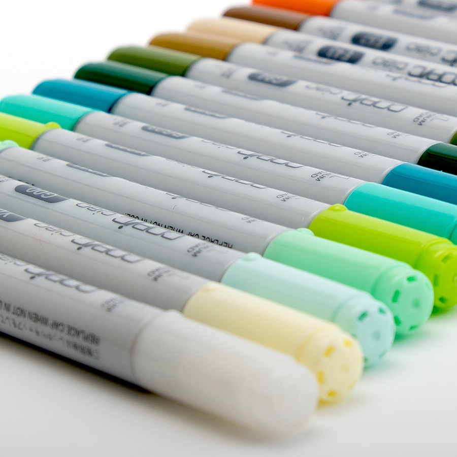 Ciao sæt 36 stk Basic Colors A i gruppen Penne / Kunstnerpenne / Illustrationmarkers hos Pen Store (103254)