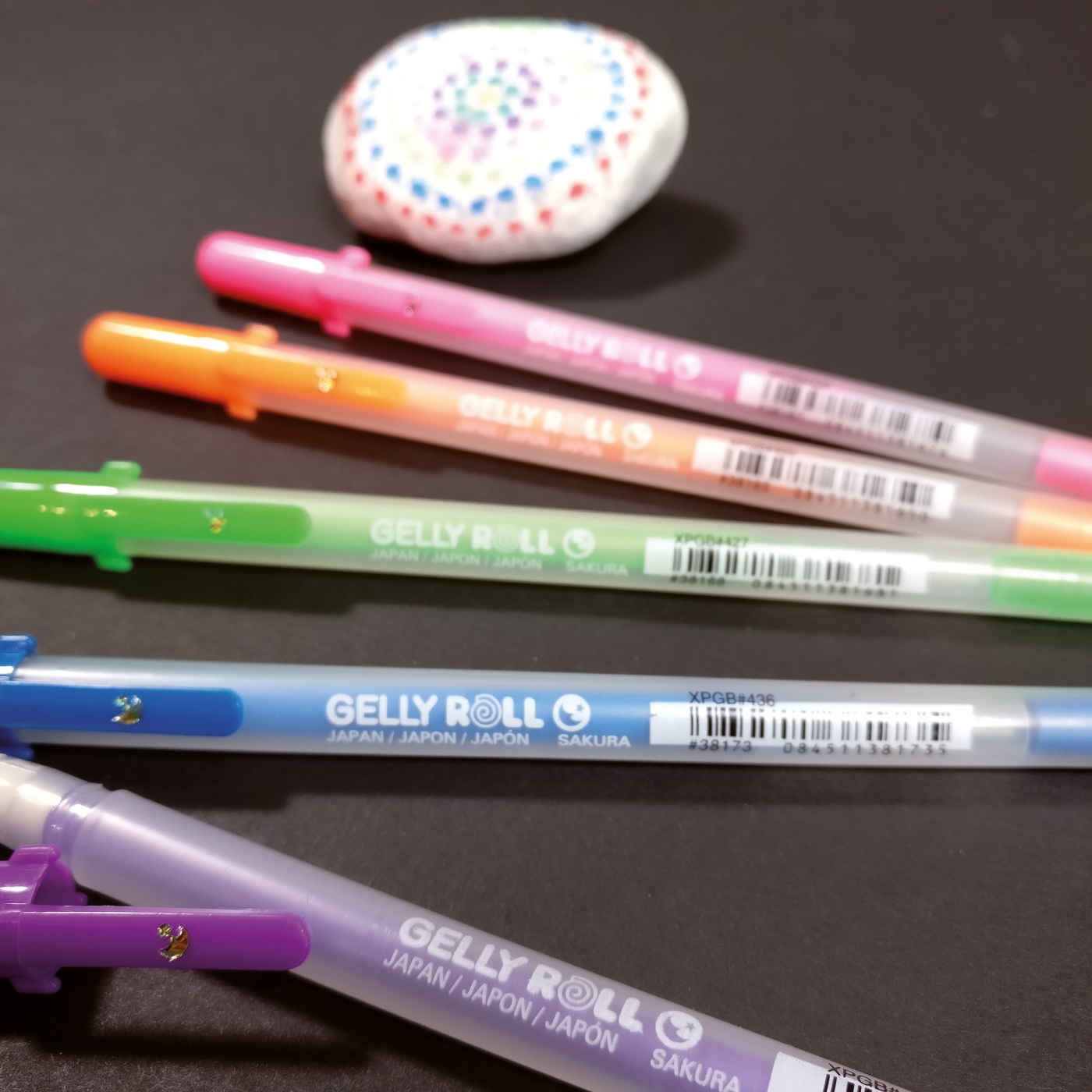 Sakura Gelly Roll Moonlight Stifte – 12er Set, Deckende Tinte Für Dunkles & Weißes Papier