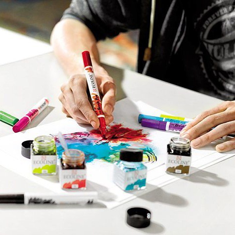  Brush Pen Pastel 5-set i gruppen Penne / Kunstnerpenne / Penselpenne hos Pen Store (103709)
