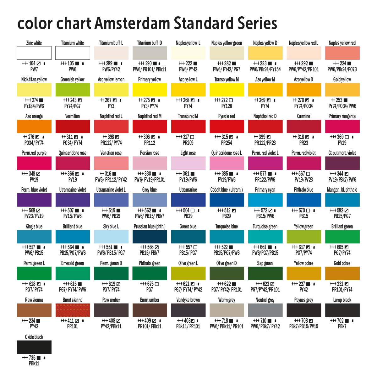 Akrylfarve 120 ml i gruppen Kunstnerartikler / Farver / Akrylmaling hos Pen Store (103874_r)
