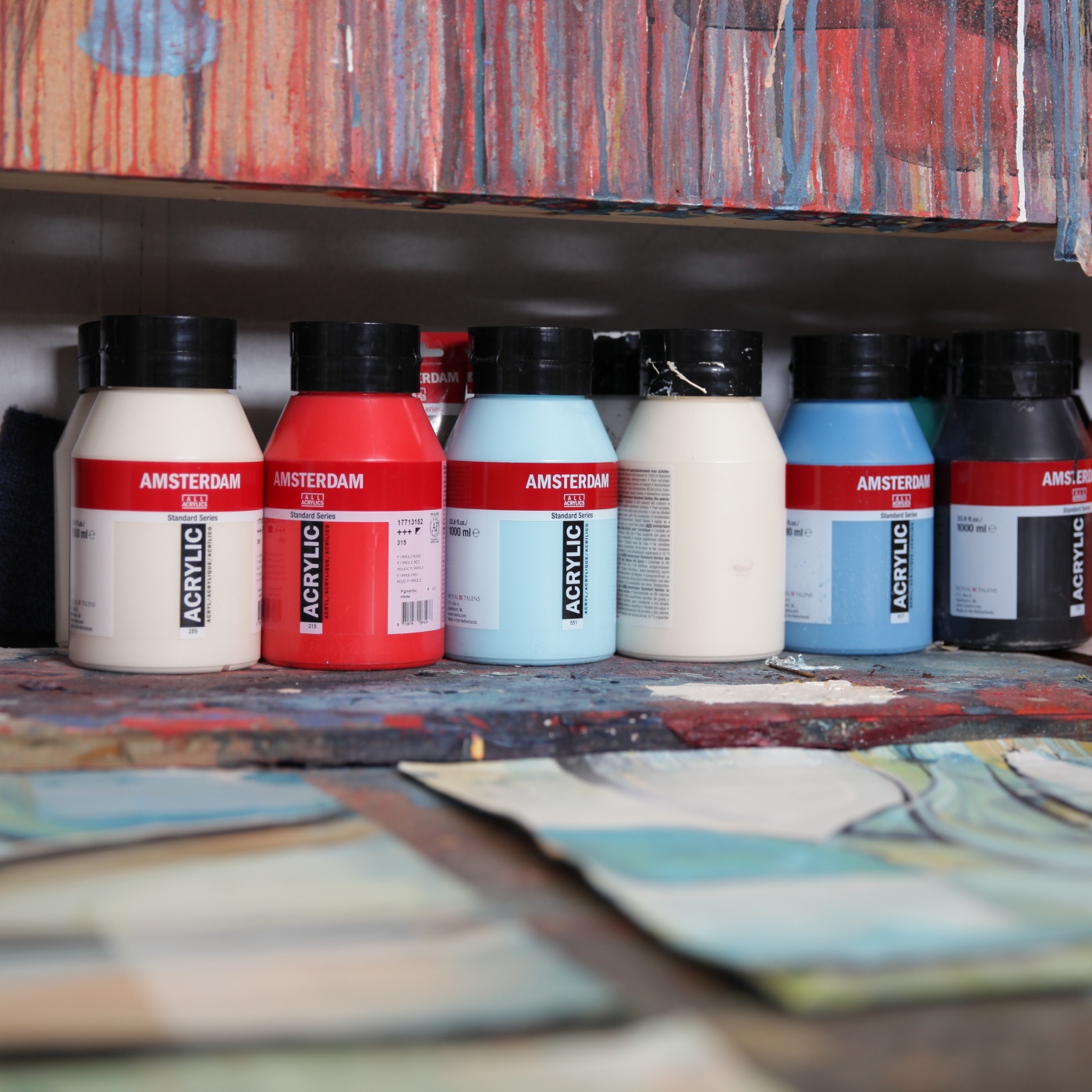 Akrylfarve 500 ml i gruppen Kunstnerartikler / Farver / Akrylfarver hos Pen Store (103964_r)