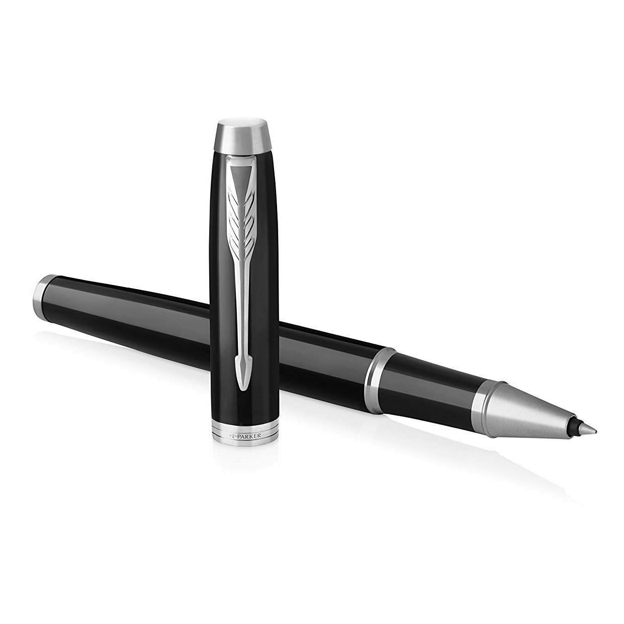 IM Black/Chrome Rollerball i gruppen Penne / Fine Writing / Rollerballpenne hos Pen Store (104668)