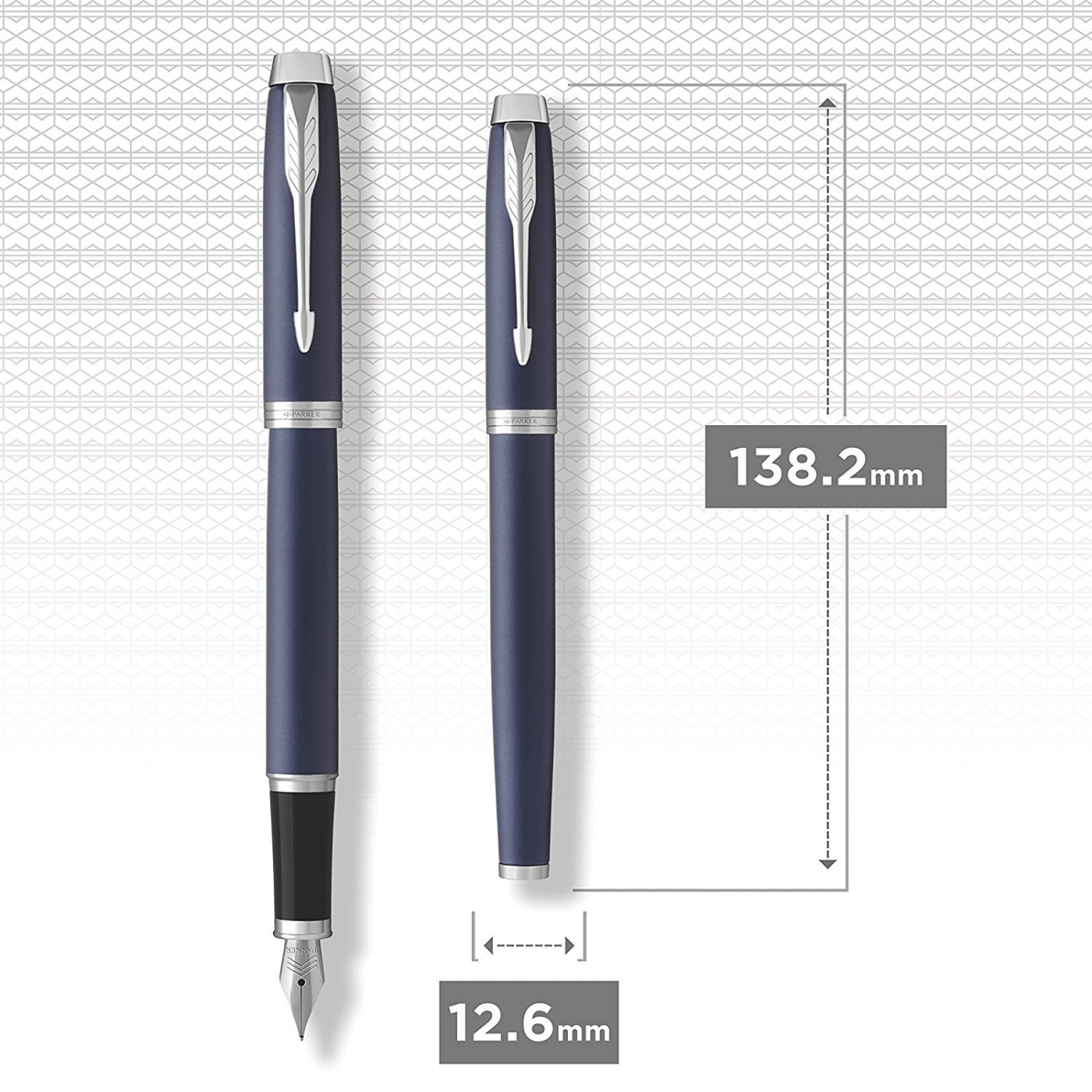 IM Blue/Chrome Fyldepen i gruppen Penne / Fine Writing / Fyldepenne hos Pen Store (104673)