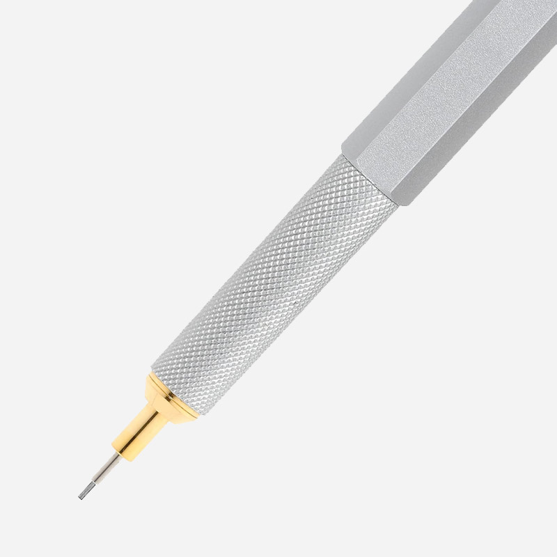 800 Stiftblyant 0.5 Sølv i gruppen Penne / Mærkning og kontor / Kuglepenne til kontoret hos Pen Store (104714)