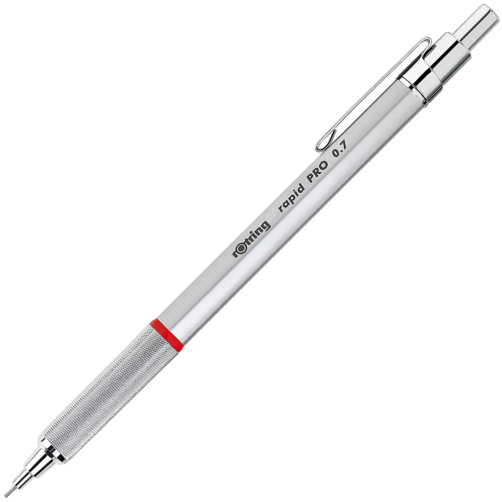 Rapid Pro Stiftblyant 0.7 Sølv i gruppen Penne / Mærkning og kontor / Kuglepenne til kontoret hos Pen Store (104724)