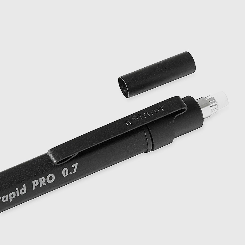 Rapid Pro Stiftblyant 0.7 Sort i gruppen Penne / Mærkning og kontor / Kuglepenne til kontoret hos Pen Store (104725)
