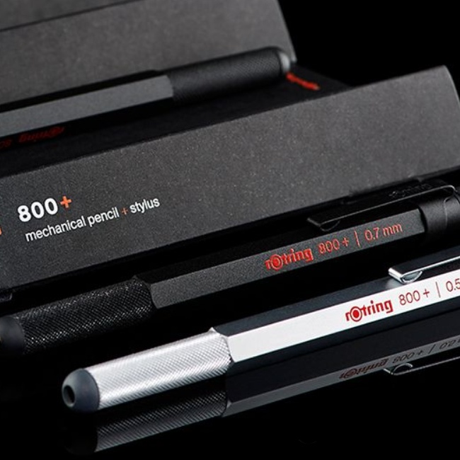800+ Mechanical Pencil 0.5 Black i gruppen Penne / Mærkning og kontor / Kuglepenne til kontoret hos Pen Store (104821)