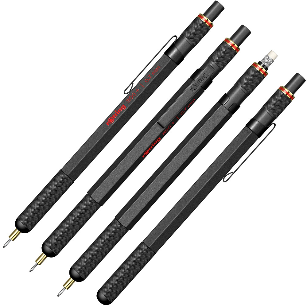800+ Stiftblyant 0.7 Sort i gruppen Penne / Mærkning og kontor / Kuglepenne til kontoret hos Pen Store (104822)