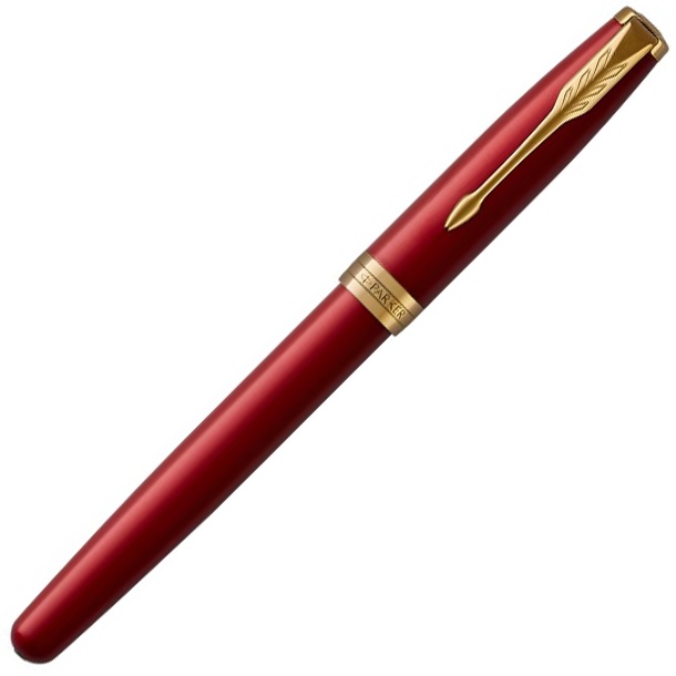 Sonnet Red/Gold Fyldepen i gruppen Penne / Fine Writing / Fyldepenne hos Pen Store (104827_r)