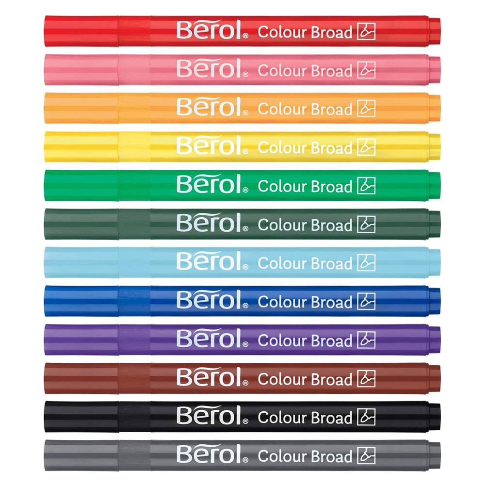 Colour Broad Tip 12-pak i gruppen Kids / Børnepenne / Tusser til børn hos Pen Store (104845)