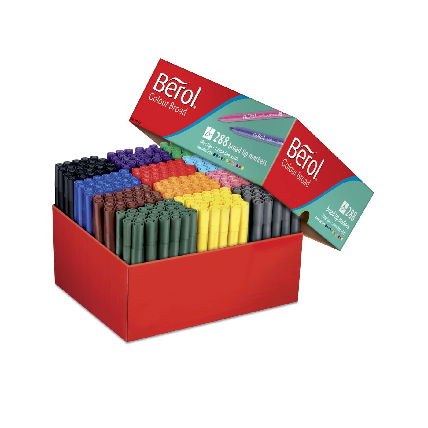 Colour Broad Tip 288-pak i gruppen Kids / Børnehave og skole / Stor pakke hos Pen Store (104847)