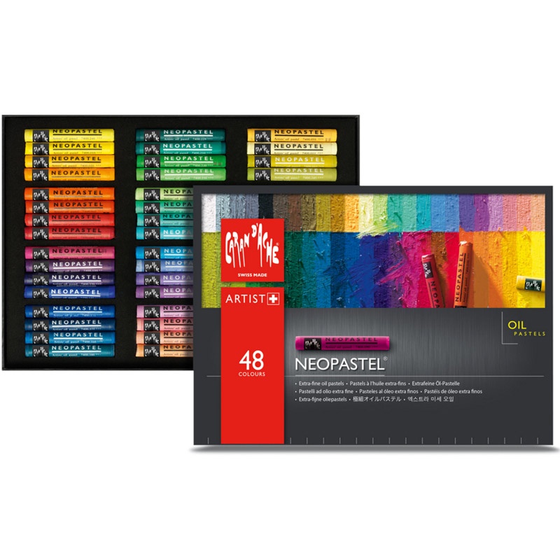 Neopastel sæt 48 stk i gruppen Kunstnerartikler / Kridt og blyanter / Pastelkridt hos Pen Store (104929)
