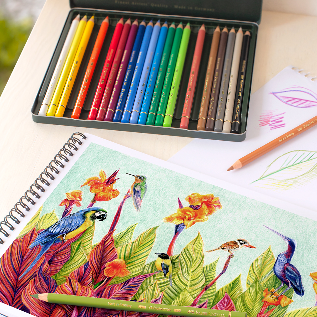 Farveblyanter Polychromos sæt 24 stk