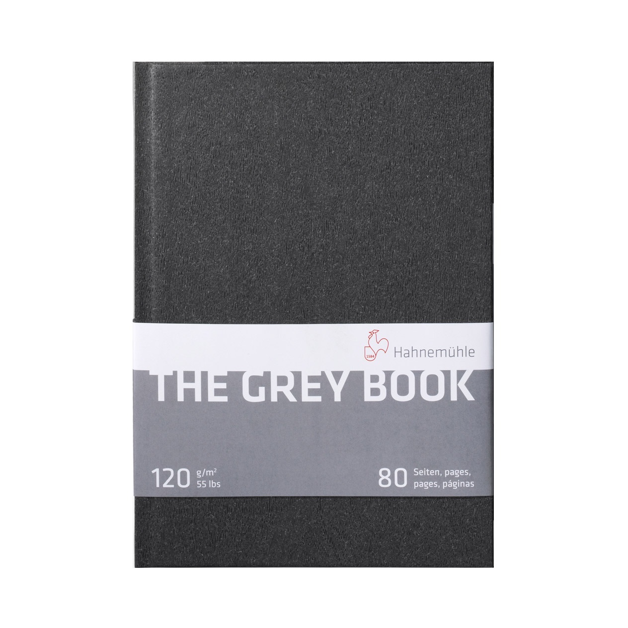 The Grey Book A5 i gruppen Papir & Blok / Kunstnerblok / Farvet papir hos Pen Store (106115)