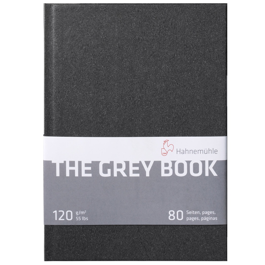 The Grey Book A4 i gruppen Papir & Blok / Kunstnerblok / Farvet papir hos Pen Store (106116)