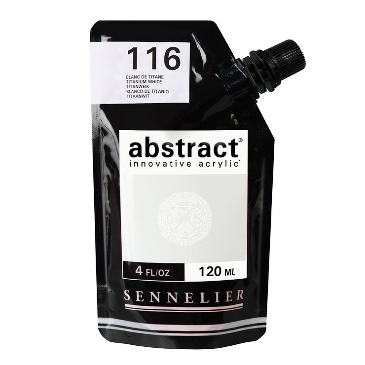 Abstract Acrylic Black & White i gruppen Kunstnerartikler / Farver / Akrylmaling hos Pen Store (106258)