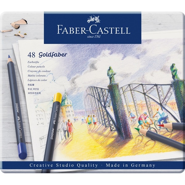 Goldfaber Colour Pencil 48-set i gruppen Penne / Kunstnerpenne / Farveblyanter  hos Pen Store (106636)