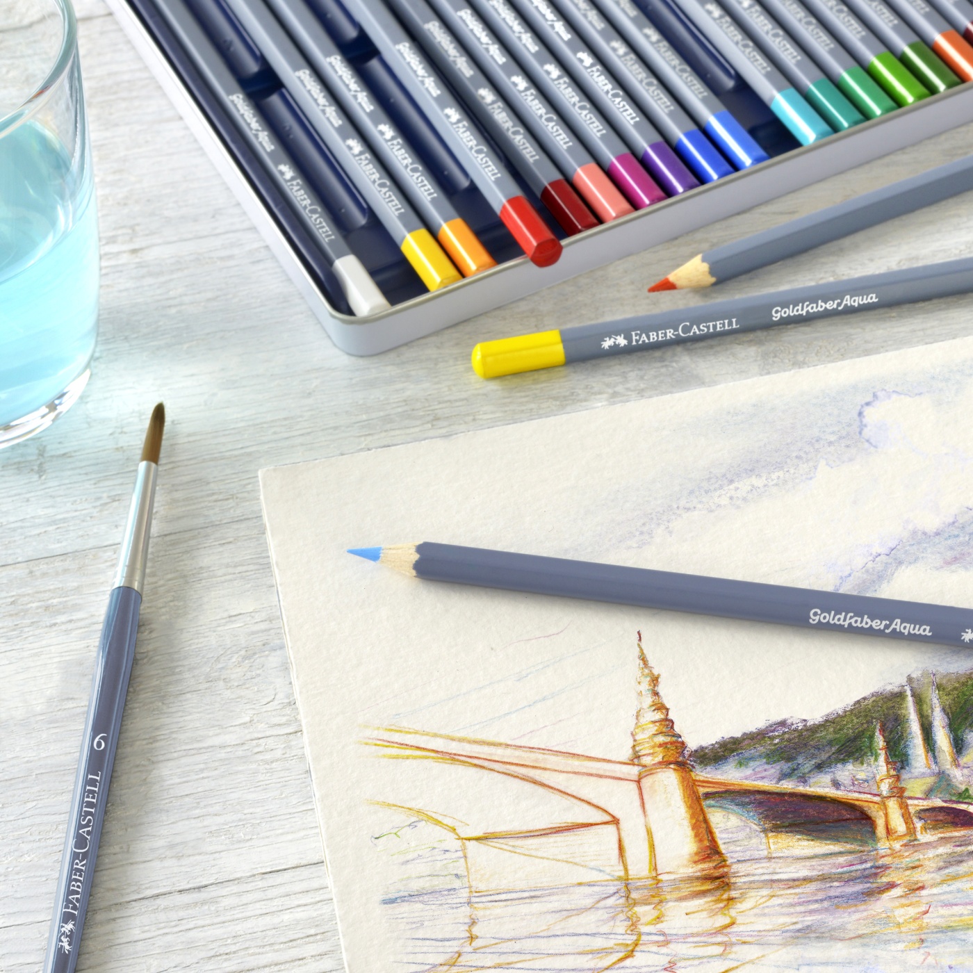 Goldfaber Aqua Watercolour Pencil 24-set