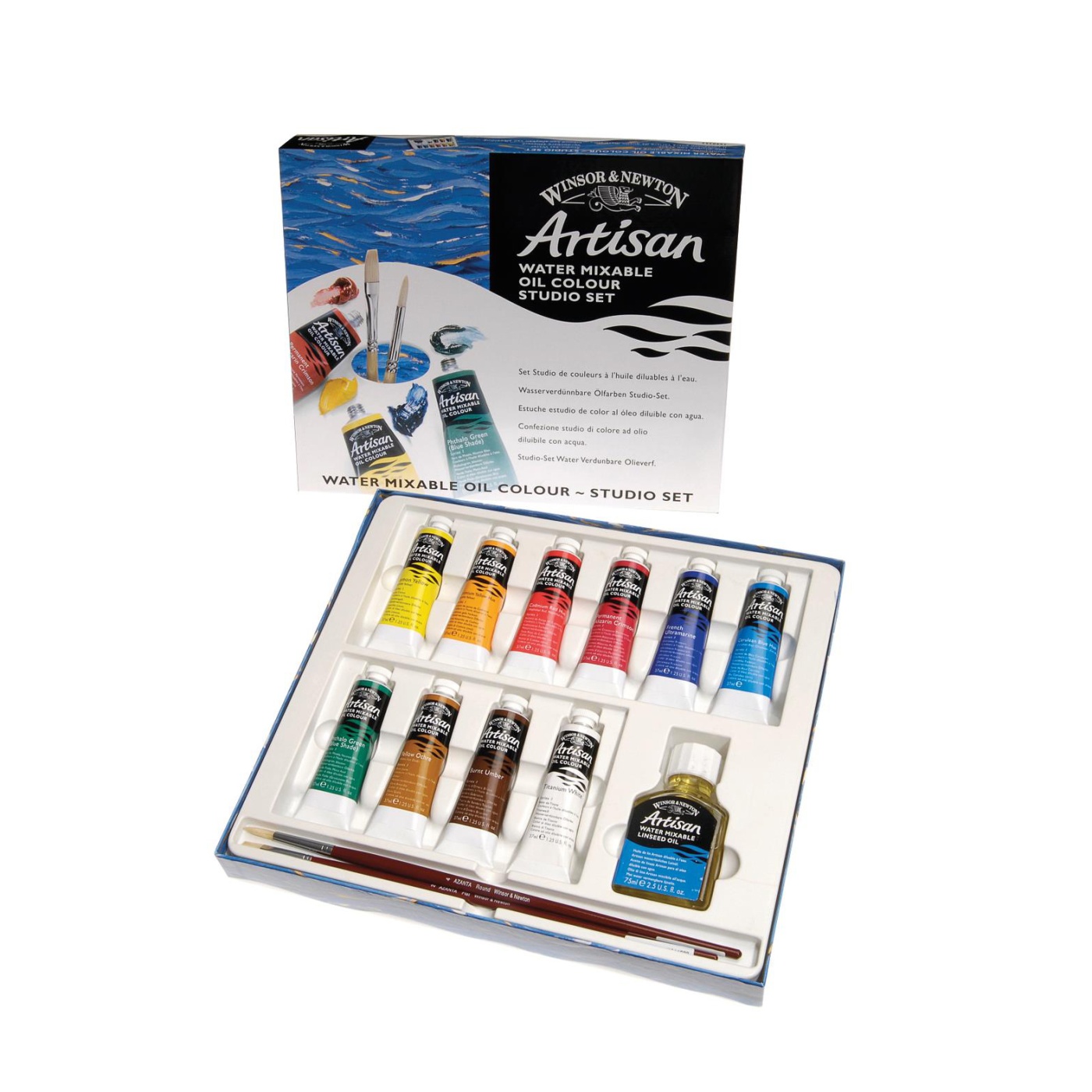 Artisan Water Mixable Oil Color Studio Set i gruppen Kunstnerartikler / Farver / Oliemaling hos Pen Store (107253)