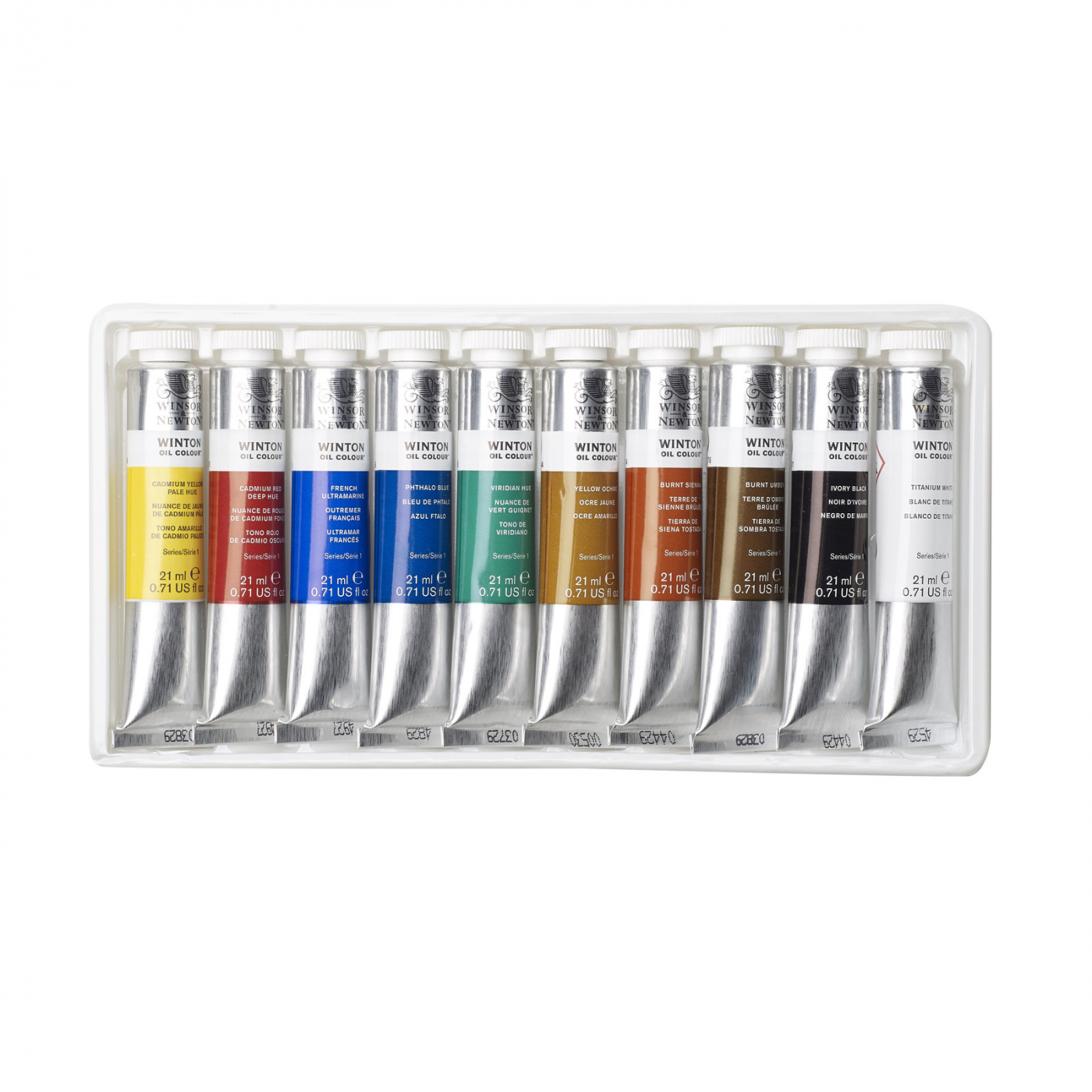 Winton Oil Color Tube 21 ml 10-set i gruppen Kunstnerartikler / Farver / Oliemaling hos Pen Store (107255)
