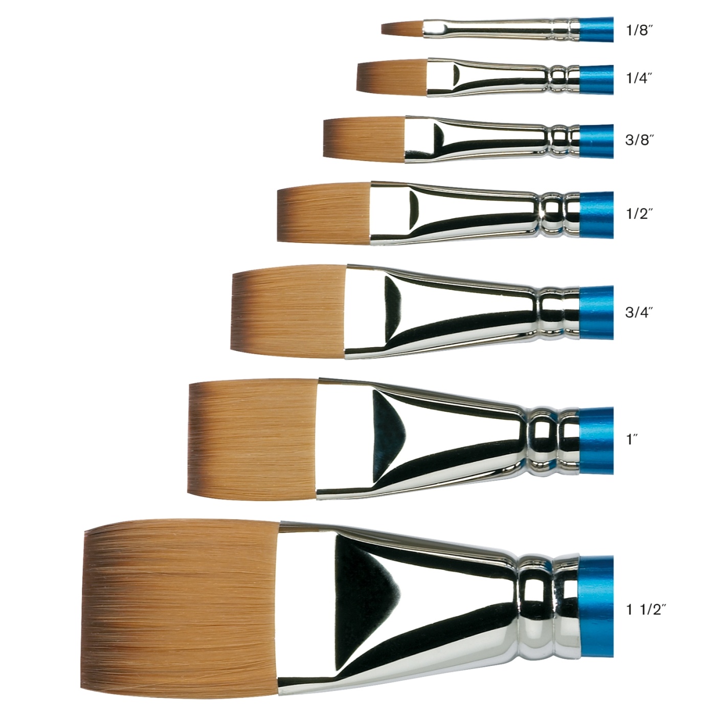 Cotman Brush - Series 666 Flat 3/8 i gruppen Kunstnerartikler / Pensler / Syntetiske pensler hos Pen Store (107630)
