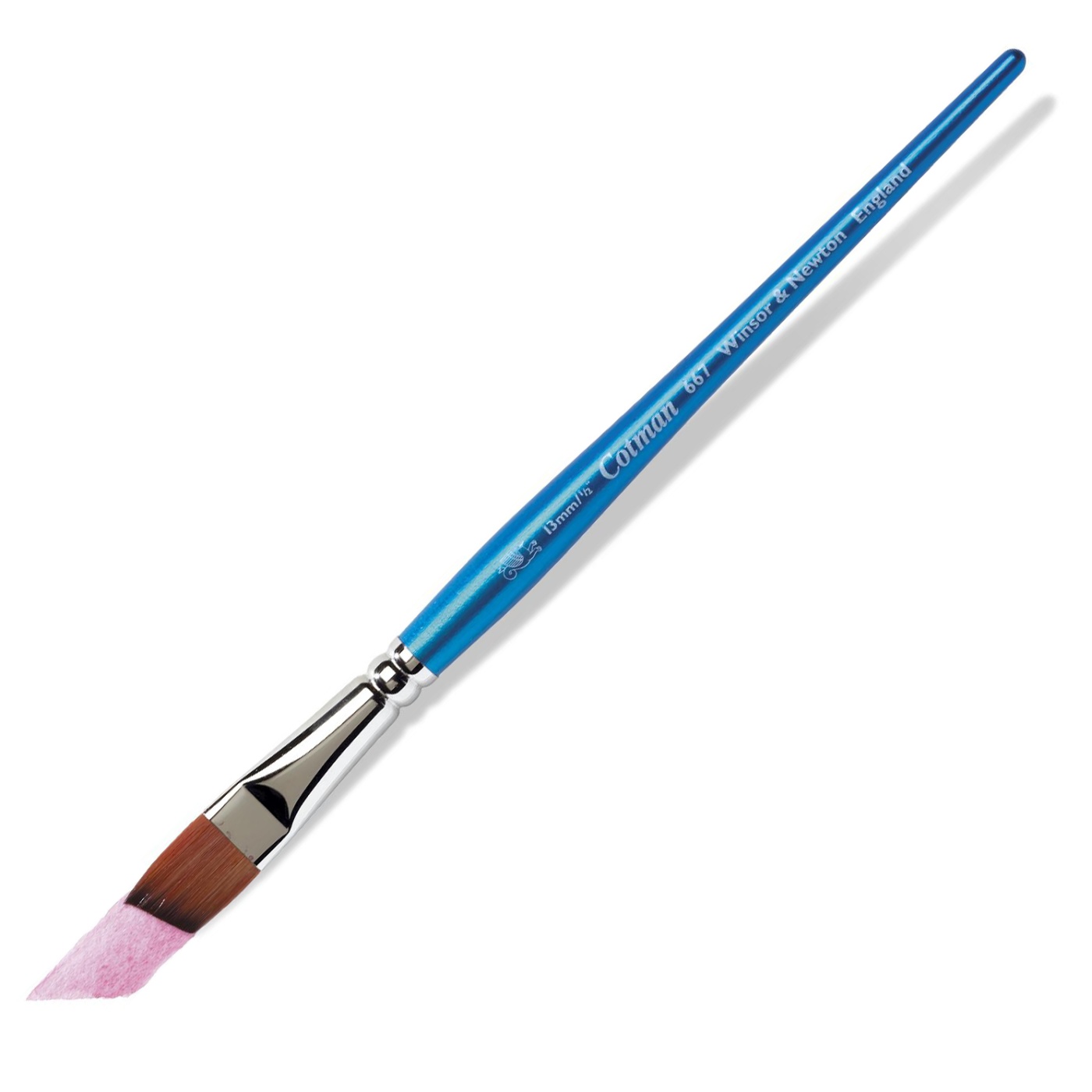 Cotman Brush - Series 667 Angled 1/2 i gruppen Kunstnerartikler / Pensler / Syntetiske pensler hos Pen Store (107642)