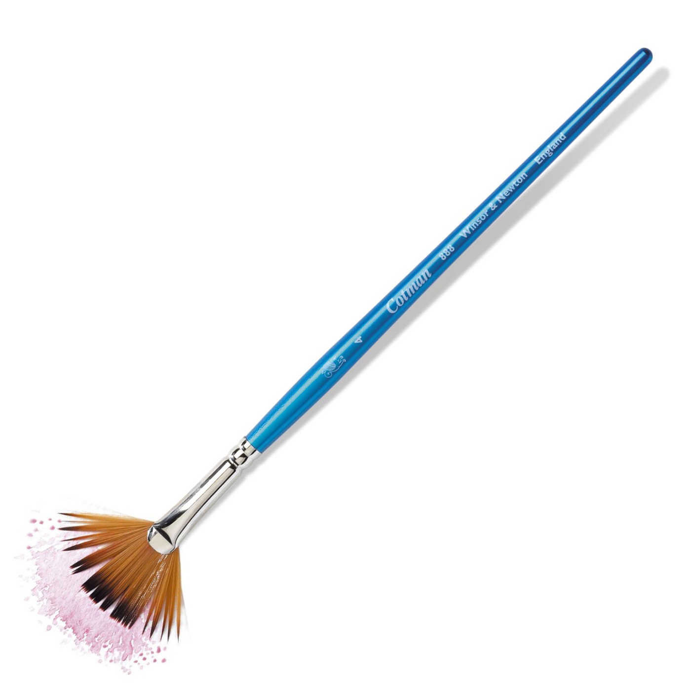 Cotman Brush - Series 888 Fan 6 - Short Handle i gruppen Kunstnerartikler / Pensler / Syntetiske pensler hos Pen Store (107652)