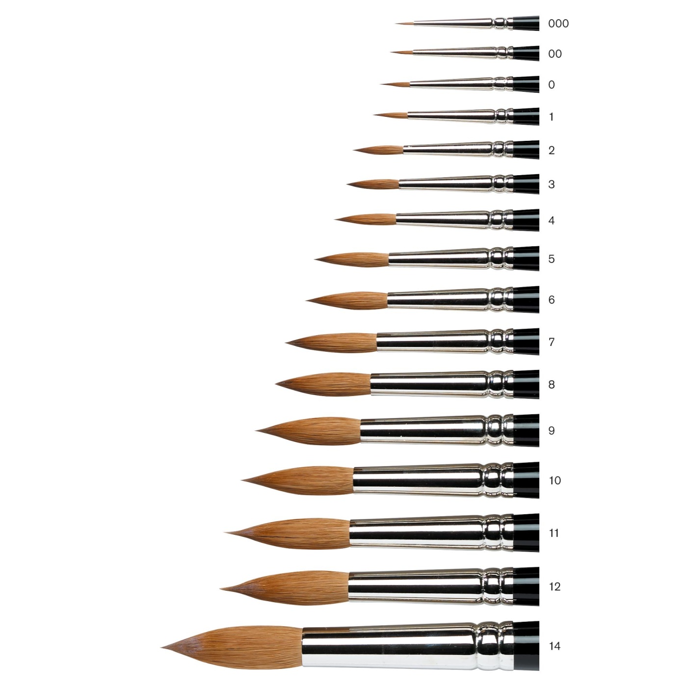 Series 7 Kolinsky Sable Brush 1 i gruppen Kunstnerartikler / Pensler / Dyrehårpensler hos Pen Store (107668)