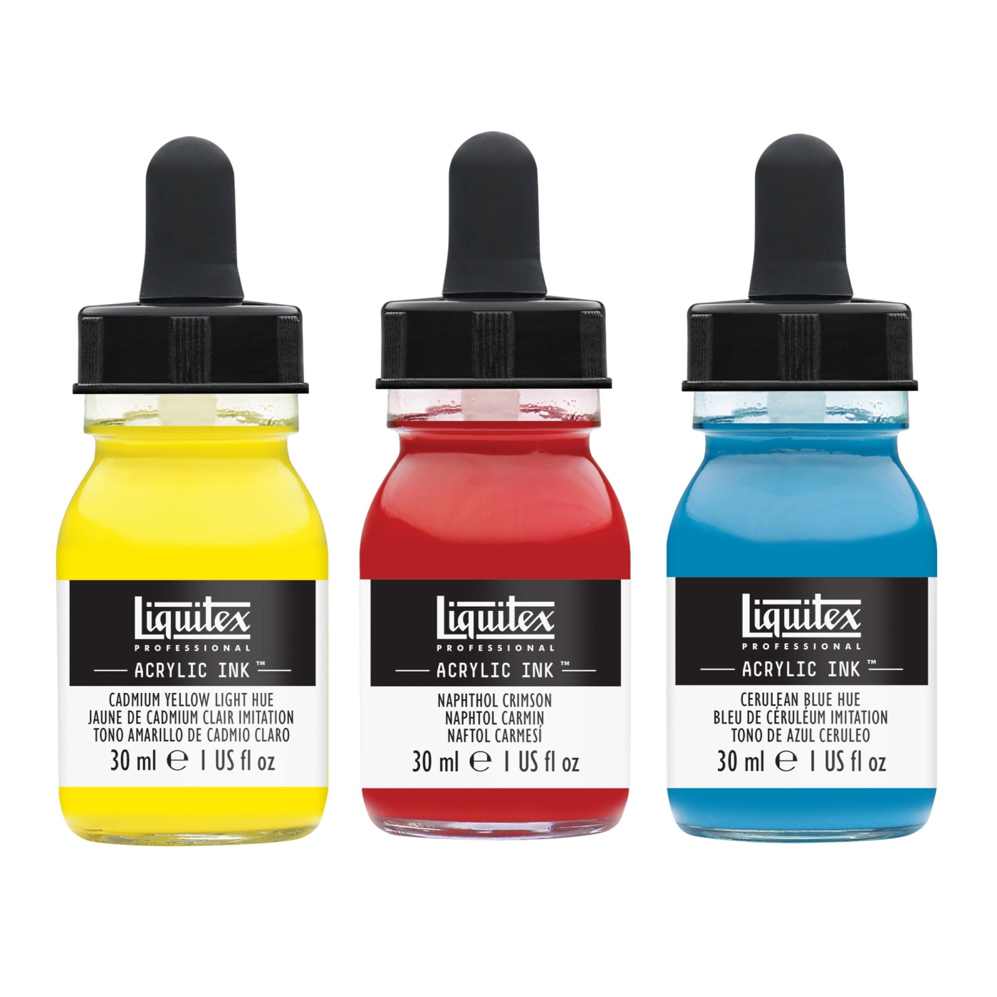 Acrylic Ink Essentials 3-sæt 30 ml i gruppen Kunstnerartikler / Farver / Akrylmaling hos Pen Store (107723)