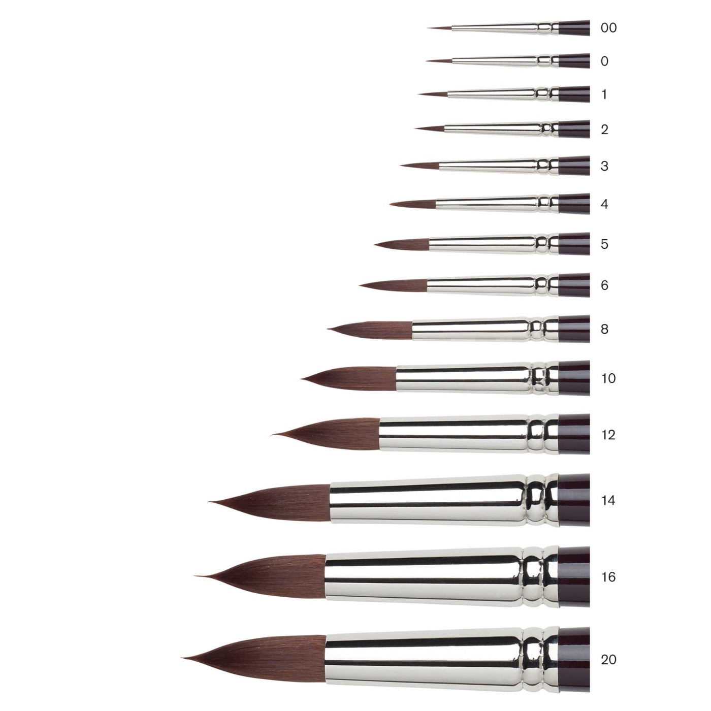 Galeria Brush Round/Short Handle 5 i gruppen Kunstnerartikler / Pensler / Akrylpensler hos Pen Store (108069)