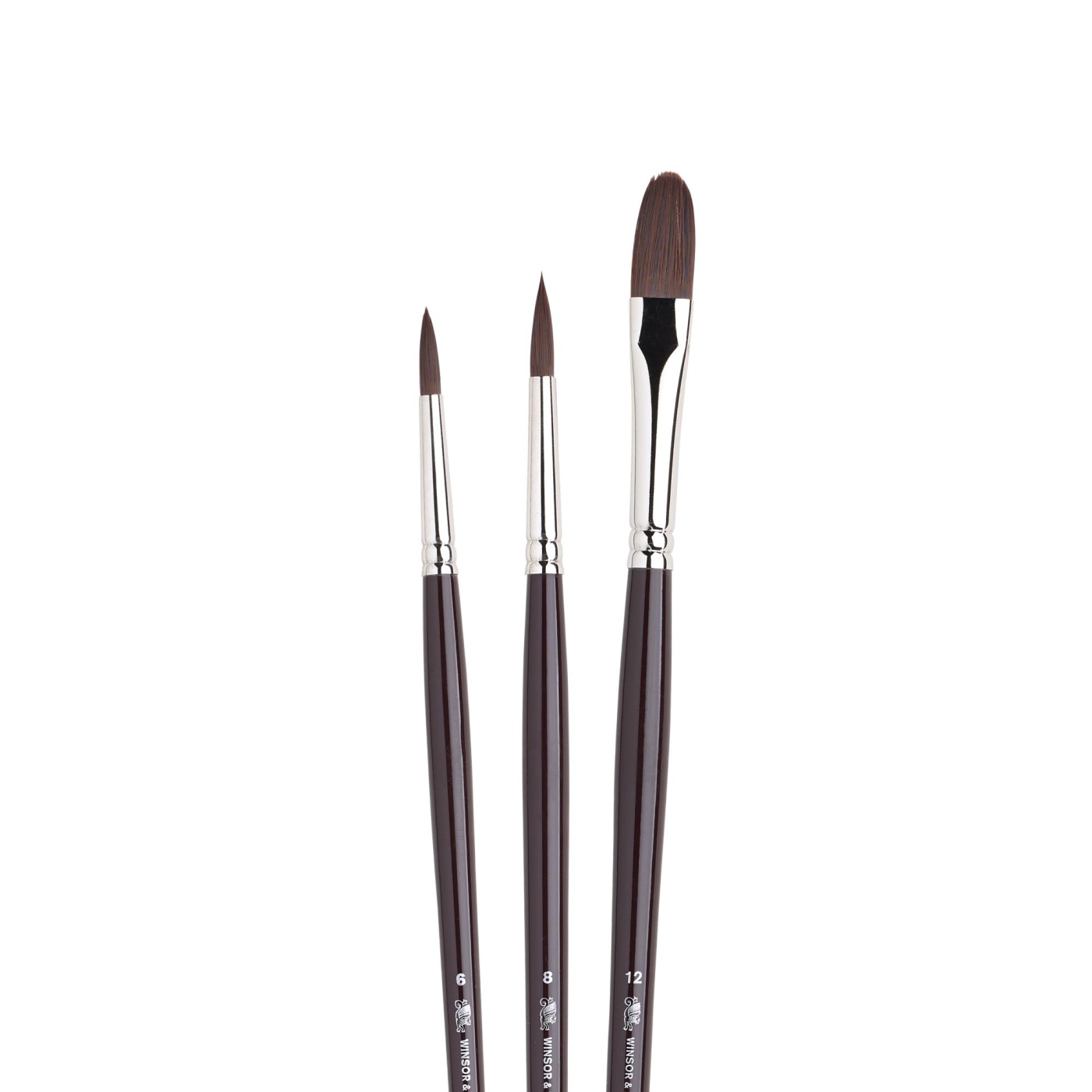 Galeria Brush Round/Long Handle 3-sæt i gruppen Kunstnerartikler / Pensler / Syntetiske pensler hos Pen Store (108075)