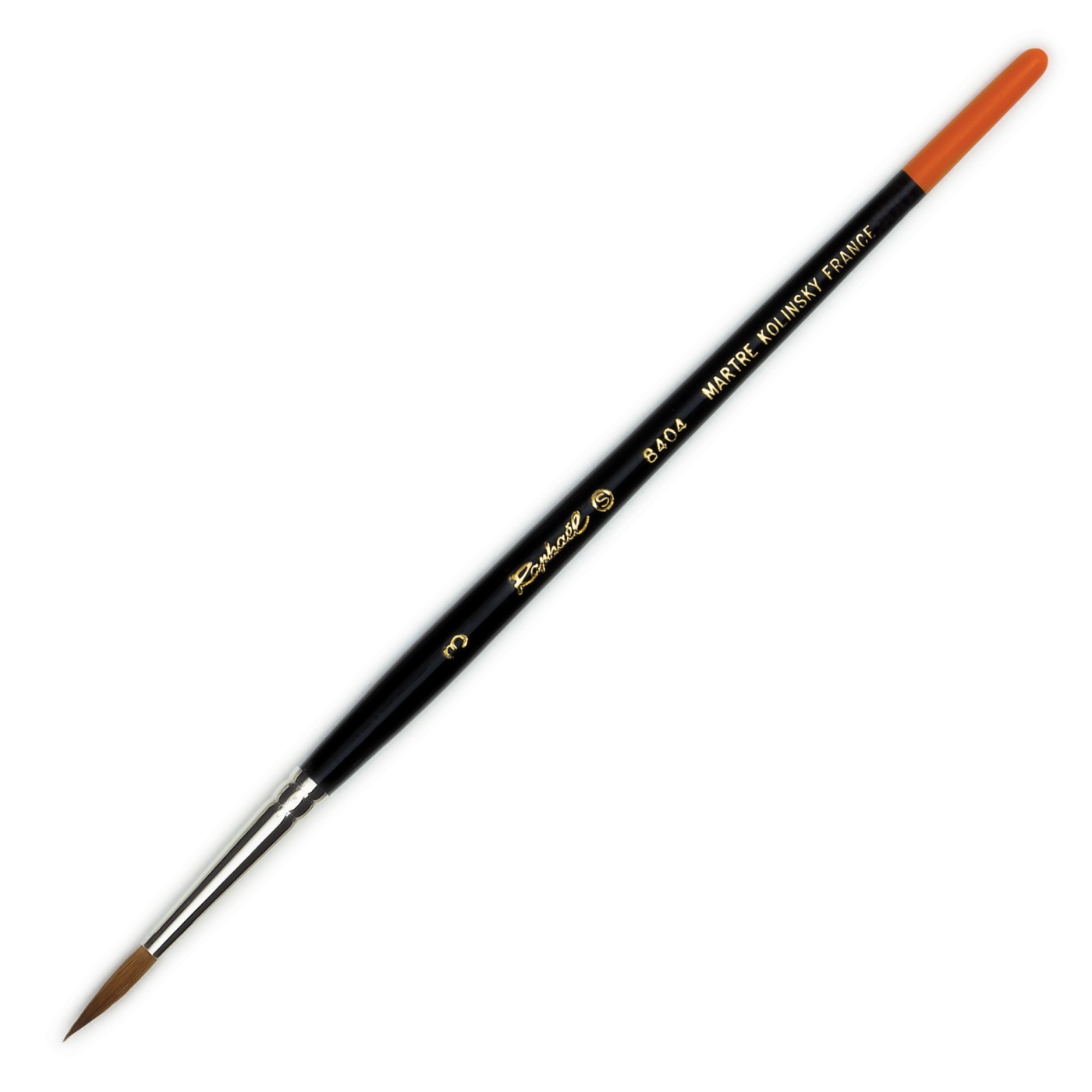 Pure Kolinsky Sable Brush Round 8404 St 3 i gruppen Kunstnerartikler / Pensler / Pensler med naturhår hos Pen Store (108296)