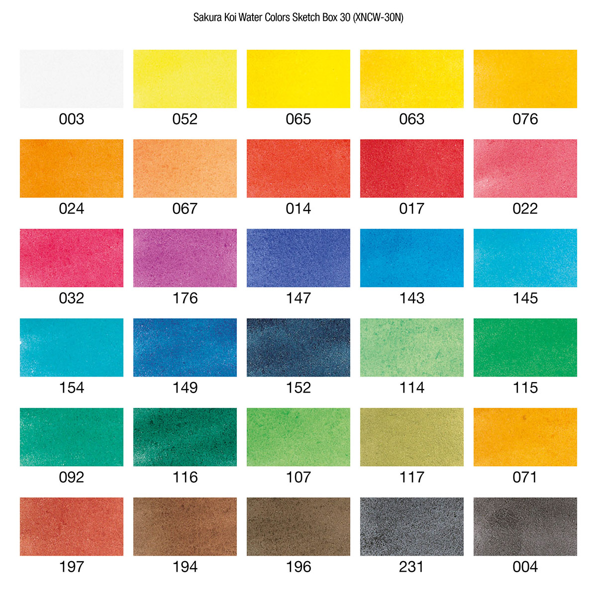Koi Water Colors Pocket Field Sketch Box 30 + Brush i gruppen Kunstnerartikler / Farver / Akvarelfarver hos Pen Store (125615)