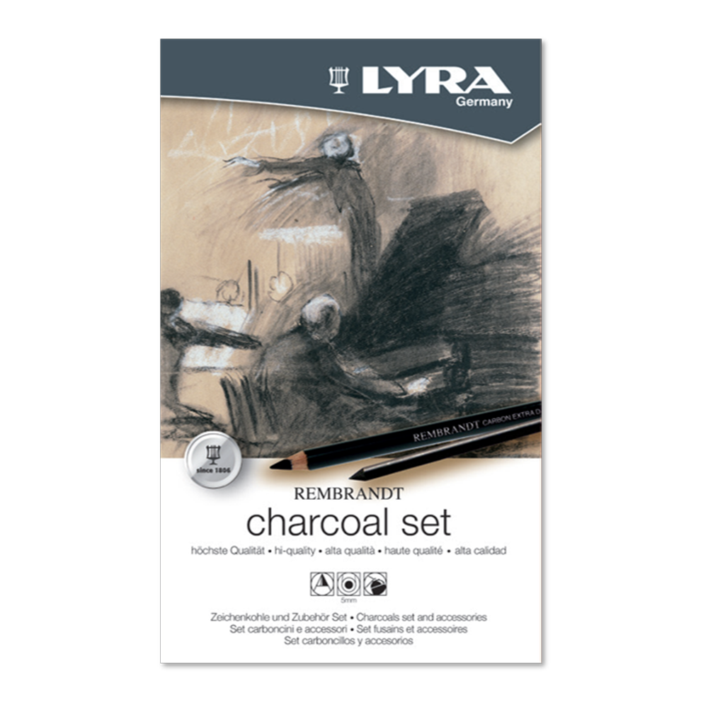 Bygge videre på gyde Ved navn Lyra Rembrandt Charcoal 11-set | Pen Store