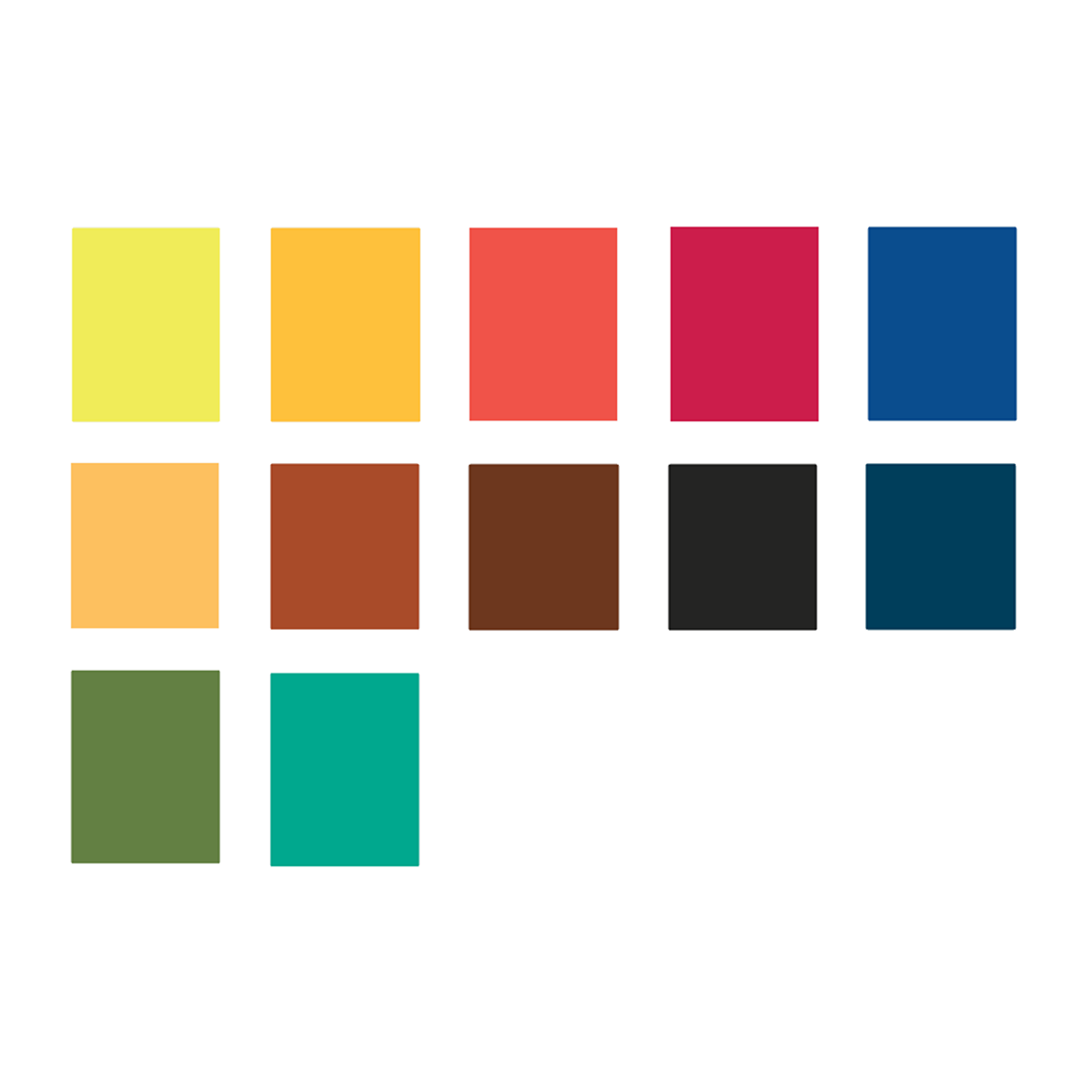 Aquafine Akvarelfarve Pocket Set i gruppen Kunstnerartikler / Farver / Akvarelfarver hos Pen Store (127834)