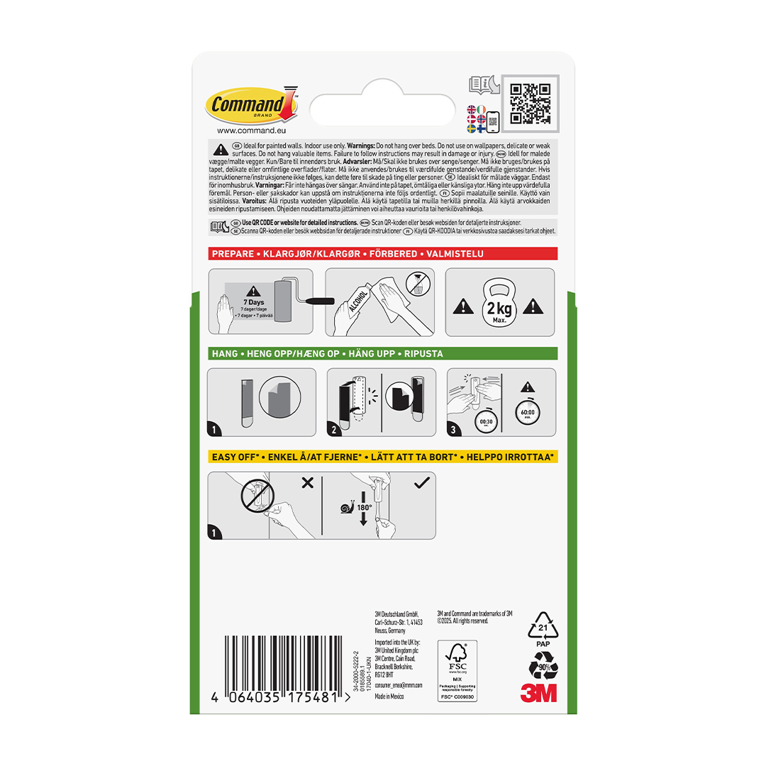 Command Billedophæng med takker