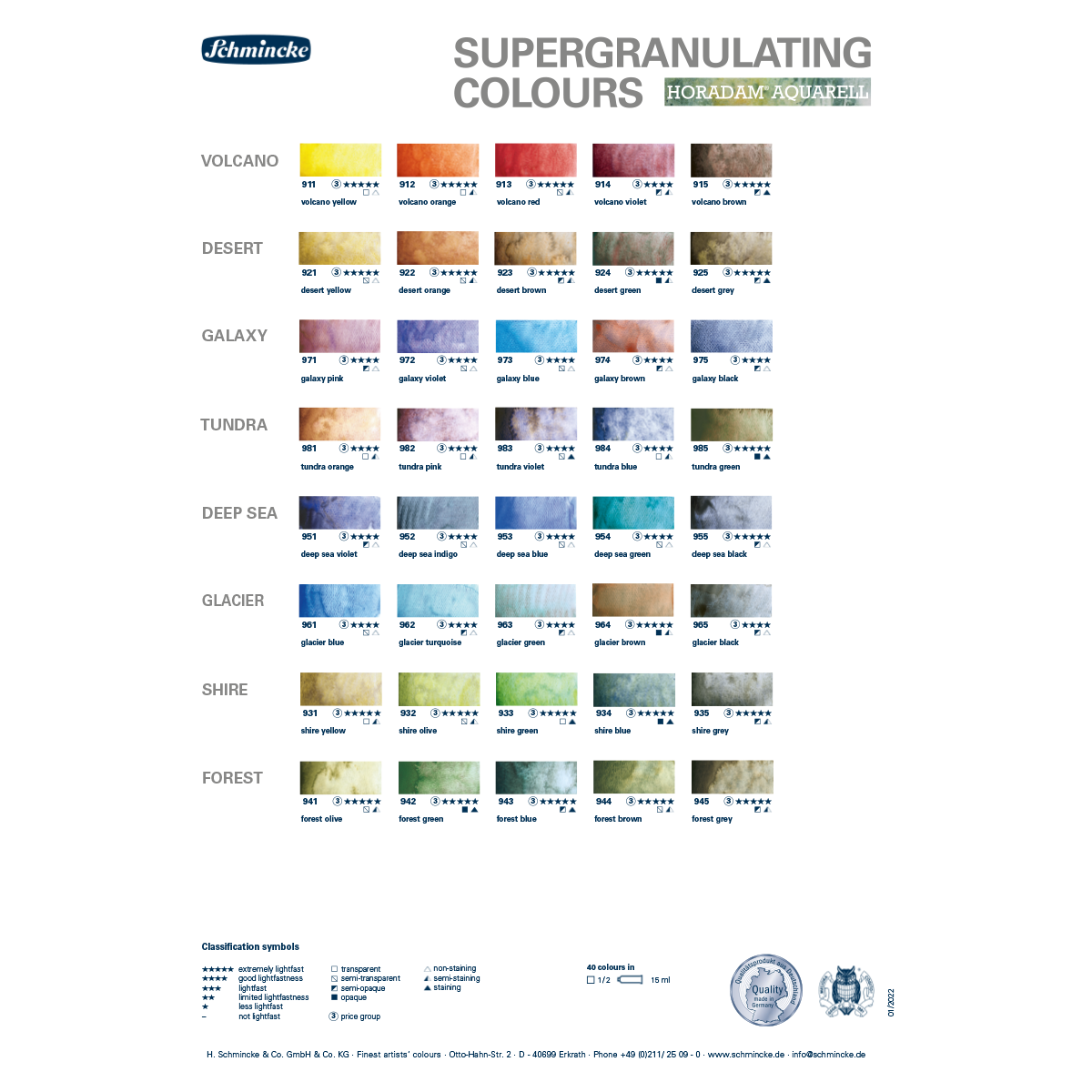 Horadam Super Granulation Akvarellset Haze i gruppen Kunstnerartikler / Farver / Akvarelfarver hos Pen Store (128083)