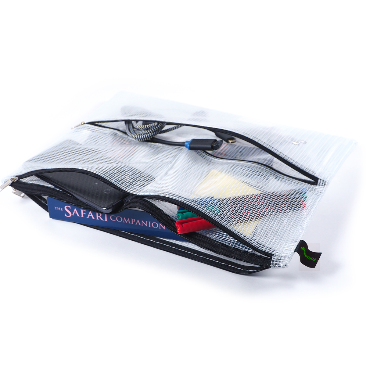 Lomme double-zip Mesh A4