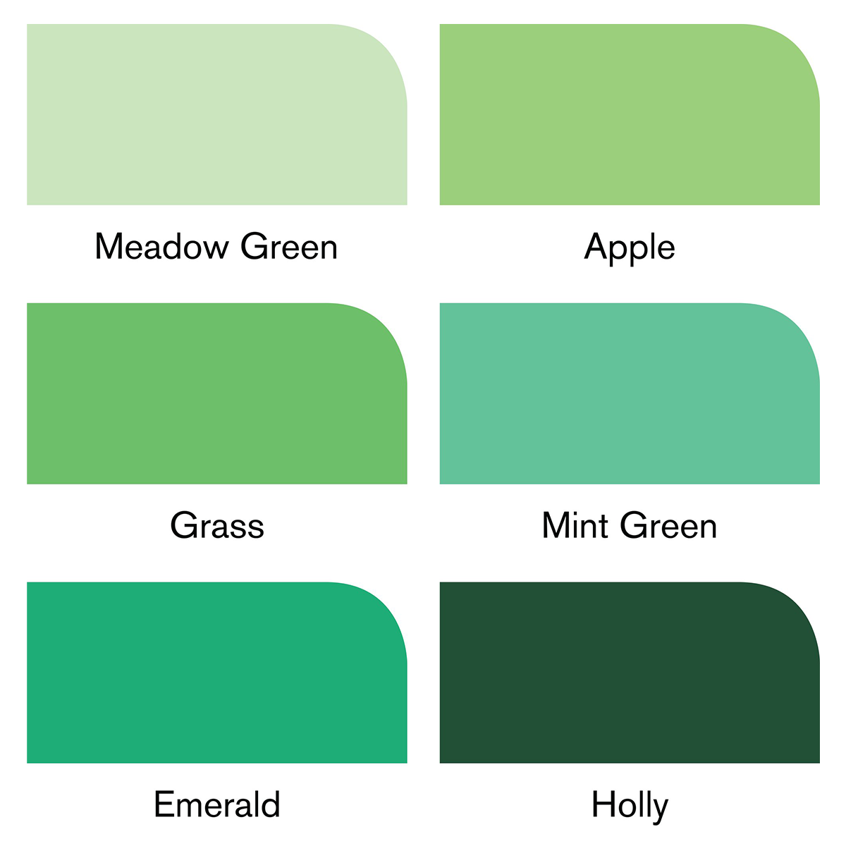 Promarker 6-sæt Green tones i gruppen Penne / Kunstnerpenne / Illustrationmarkers hos Pen Store (128777)