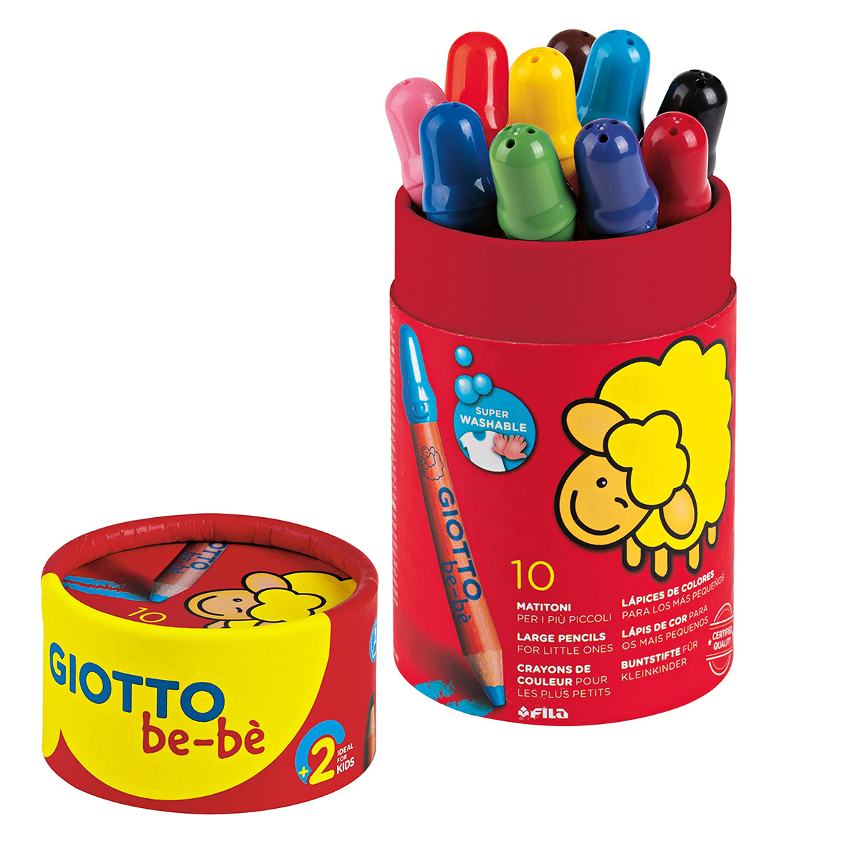 Be-bè Farveblyanter 10-sæt i gruppen Kids / Børnepenne / Farveblyanter til børn hos Pen Store (129307)
