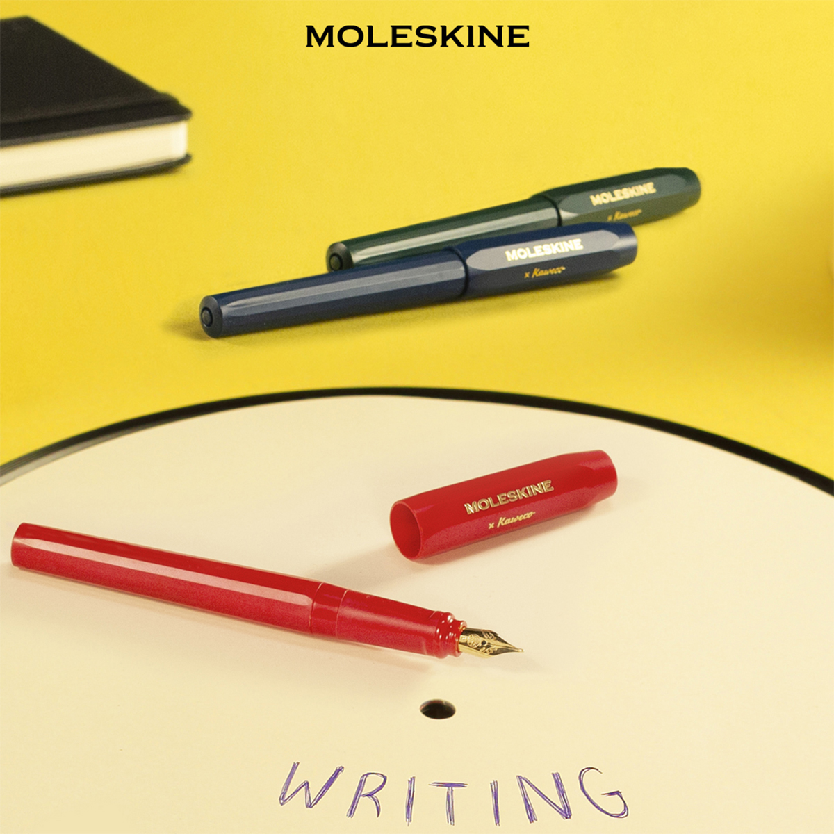 Kaweco x Moleskine Set Sort i gruppen Penne / Fine Writing / Gavepenne hos Pen Store (129835)