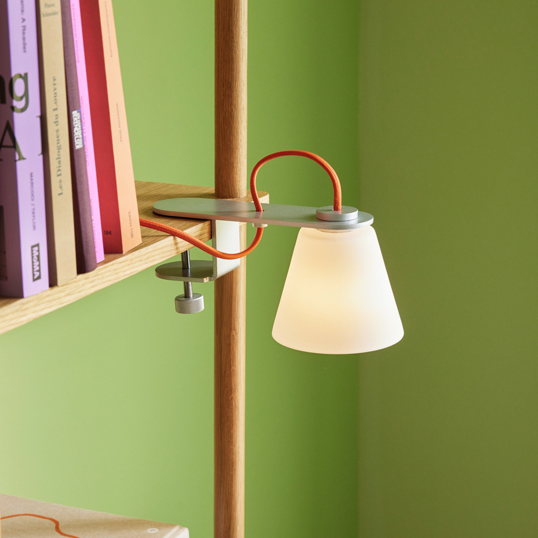 Lure Klem-lampe Metallic Silver